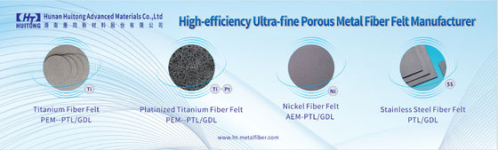 Sintered Nickel Fiber Media for AEM Alkaline Environments
